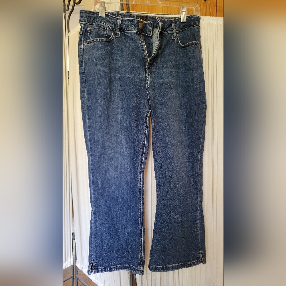 LEE Capri Denim Jeans, Size 10